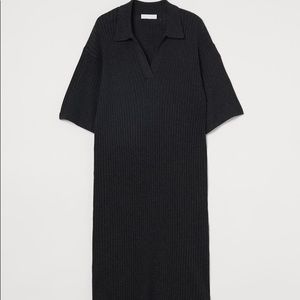 Dark grey knit H&M maxi dress NWOT